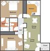 2 Bedroom 2 Bathroom